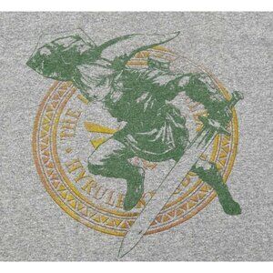 Legend of Zelda Link Warrior Of  Hyrule GeekNet Gray T Shirt Mens Size Medium